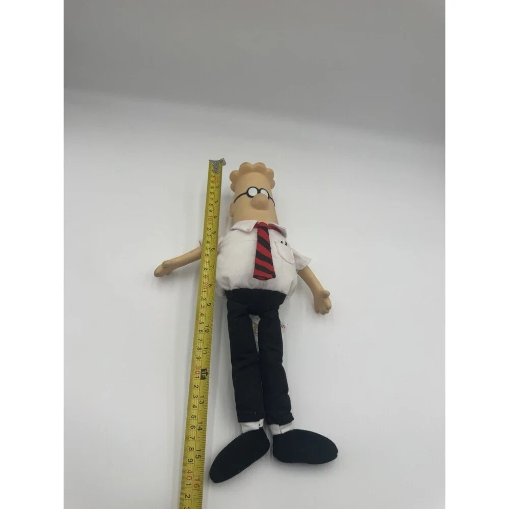 Vintage Gund Dilbert Plush Doll 16” w/ Hang Tag Style 7120 Scott Adams 1997